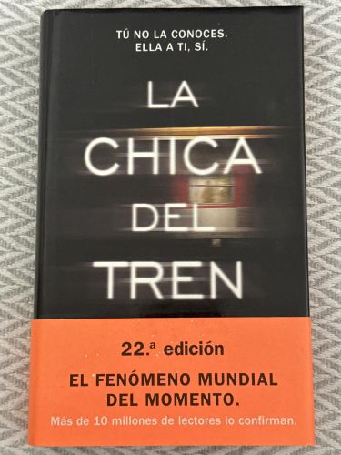 Portada del libro de La chica del tren