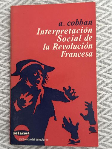 Portada del libro de La interpretación social de la revolución francesa