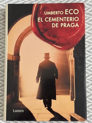 Portada del libro de El cementerio de Praga