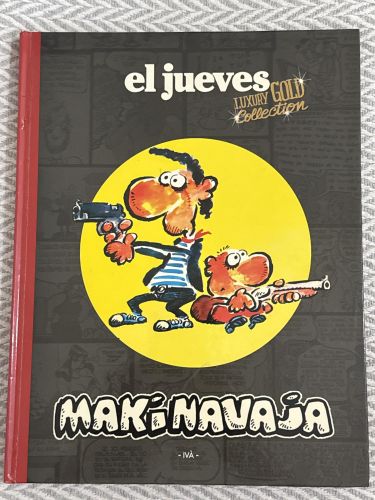 Portada del libro de Makinavaja. Luxery gold collection