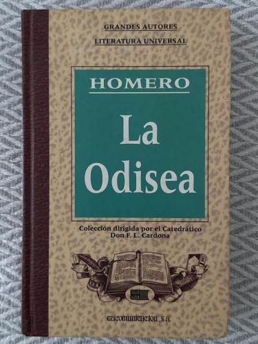 Portada del libro de La Odisea