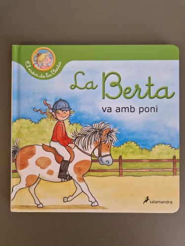 Portada del libro de La Berta va amb poni (El món de la Berta)