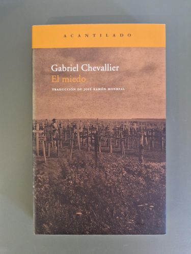 Portada del libro de El miedo
