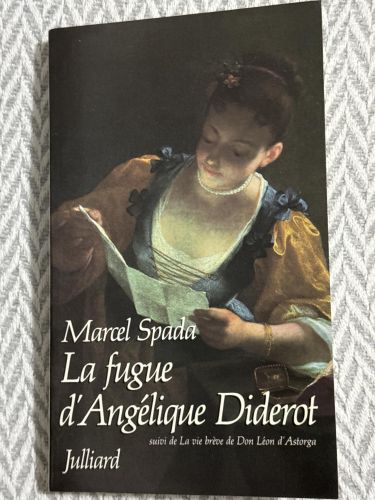 Portada del libro de La fugue d'Angélique Diderot