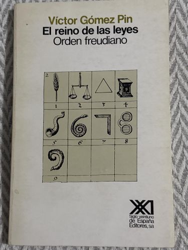 Portada del libro de El reino de las leyes. Orden freudiano