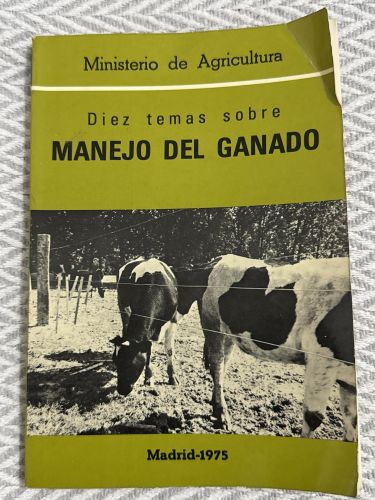 Portada del libro de Diez temas sobre manejo del ganado