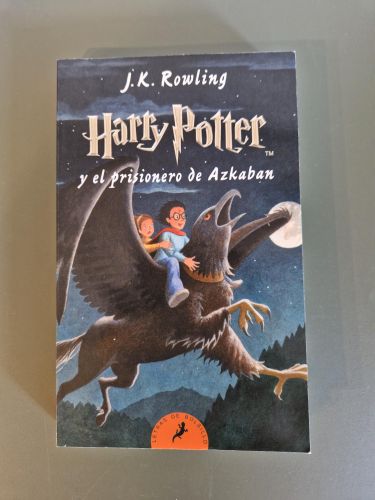 Portada del libro de Harry Potter y el prisionero de Azkaban