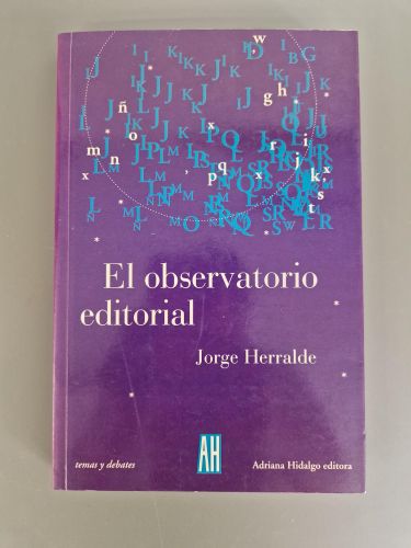 Portada del libro de OBSERVATORIO EDITORIAL