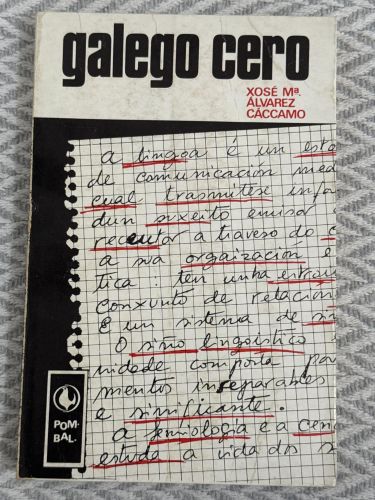 Portada del libro de Galego cero