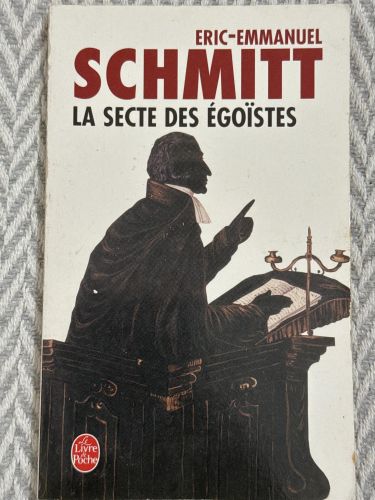 Portada del libro de La secte des égoïstes