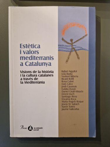 Portada del libro de Estètica i valors mediterranis a Catalunya