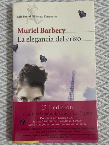Portada del libro de La elegancia del erizo