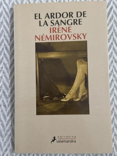 Portada del libro de El ardor de la sangre