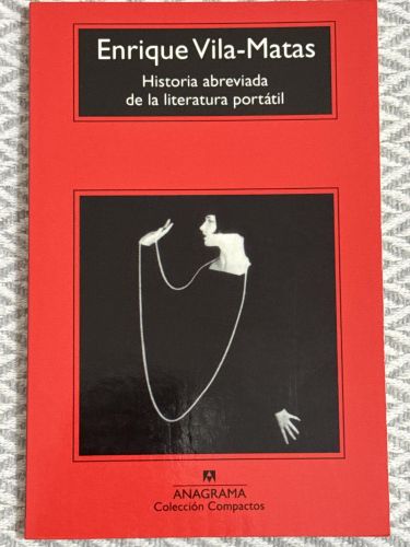 Portada del libro de Historia abreviada de la literatura portátil