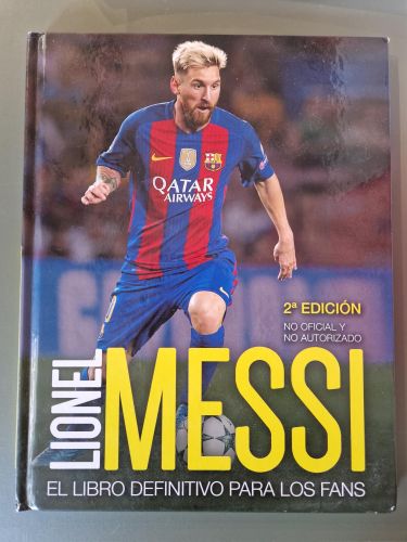 Portada del libro de Lionel Messi