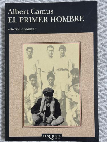Portada del libro de El primer hombre