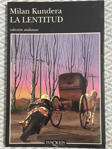 Portada del libro de La lentitud