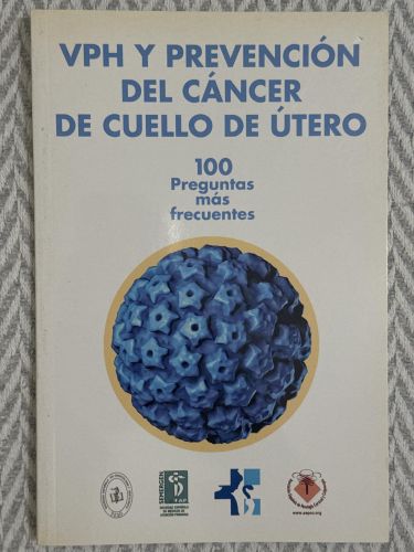 Portada del libro de VPH y prevención del cáncer de cuello de útero