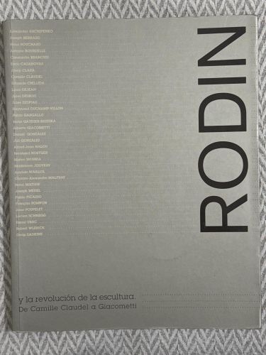 Portada del libro de Rodin y la revolución de la escultura
