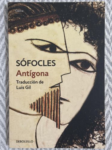Portada del libro de Antígona