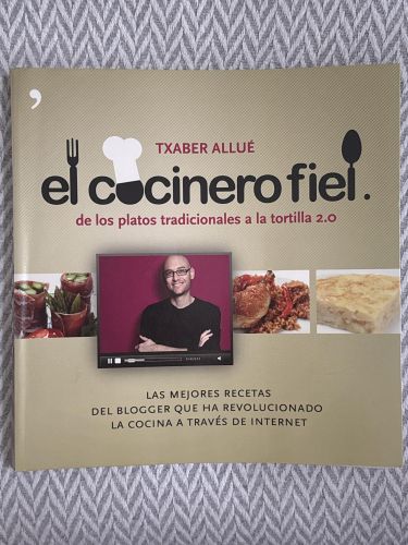 Portada del libro de El cocinero fiel. De los platos tradicionales a la tortilla 2.0