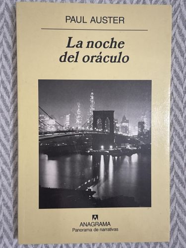 Portada del libro de La noche del oráculo