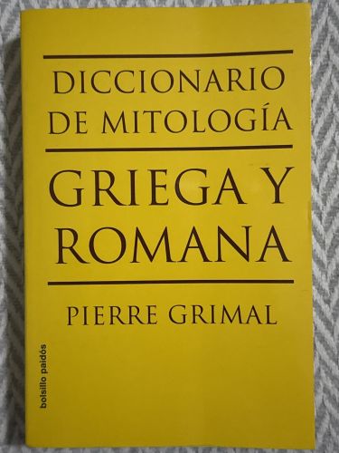 Portada del libro de Diccionario de mitología griega y romana