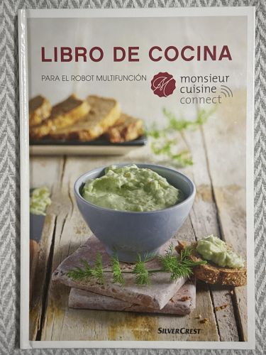 Portada del libro de Libro de cocina para el robot multifunción Monsieur Cuisine