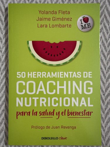 Portada del libro de 50 herramientas de coaching nutricional para la salud y el bienestar