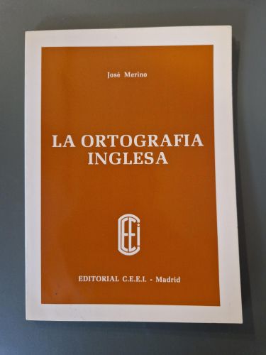 Portada del libro de La ortografía inglesa