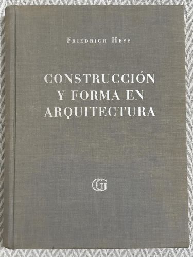 Portada del libro de Construcción y forma en arquitectura