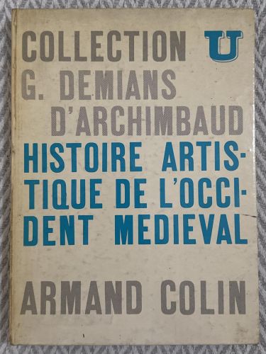 Portada del libro de Histoire artistique de l'occident médiéval