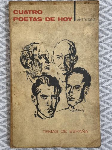 Portada del libro de Cuatro poetas de hoy. Temas de España