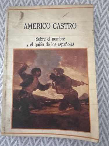 Portada del libro de Sobre el nombre y el quién de los españoles