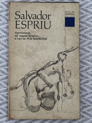 Portada del libro de Aproximació, tal vegada el·líptica, a l’art de Pla-Narbona

