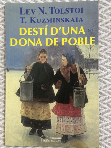 Portada del libro de Destí d'una dona de poble