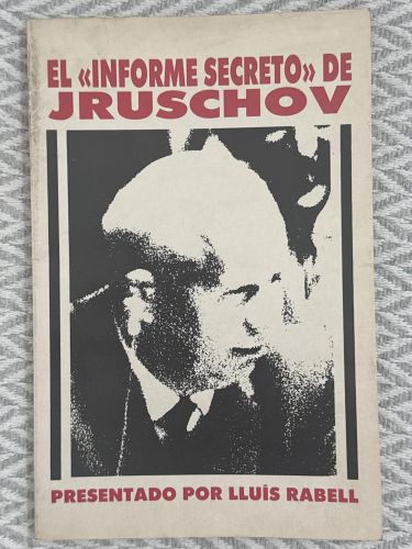 Portada del libro de El Informe secreto de Jruschov