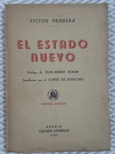 Portada del libro de El estado nuevo