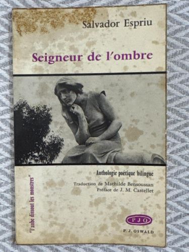 Portada del libro de Seigneur de l'ombre. Anthologie poétique bilingue