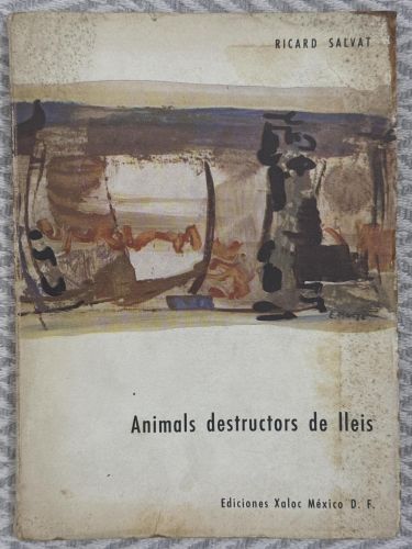 Portada del libro de Animals destructors de lleis
