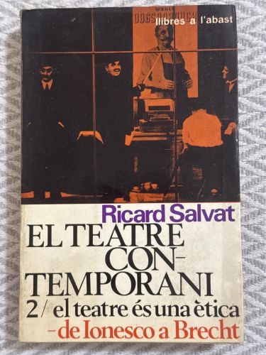 Portada del libro de El teatre contemporani. 2 El teatre és una ética? 
