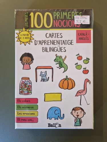 Portada del libro de LES MEVES 100 PRIMERES NOCIONS - CARTES D'APRENENTATGE BILINGÜES
