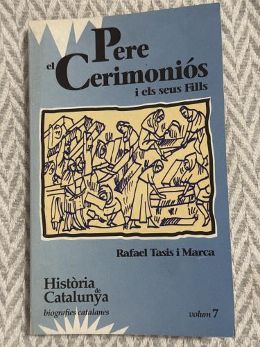 Portada del libro de Pere el ceremoniós i els seus fills