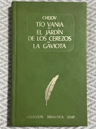 Portada del libro de El tío Vania. El jardín de los cerezos. La gaviota