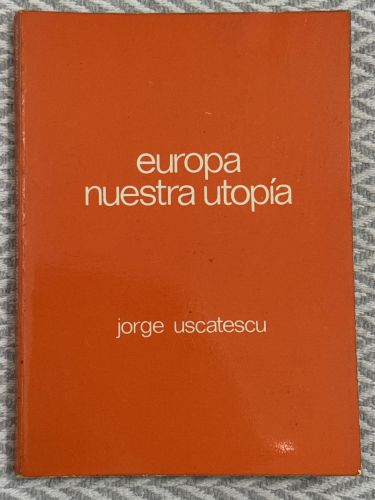 Portada del libro de Europa nuestra utopía