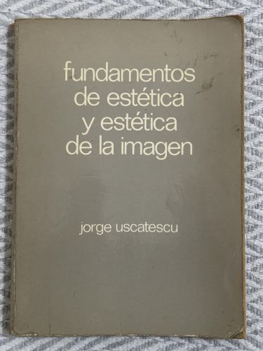 Portada del libro de Fundamentos de estética y estética de la imagen