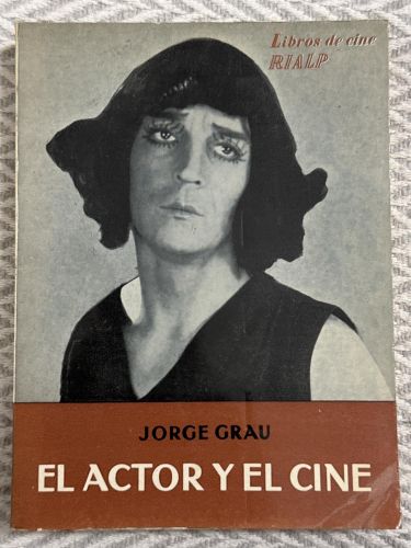 Portada del libro de El actor y el cine