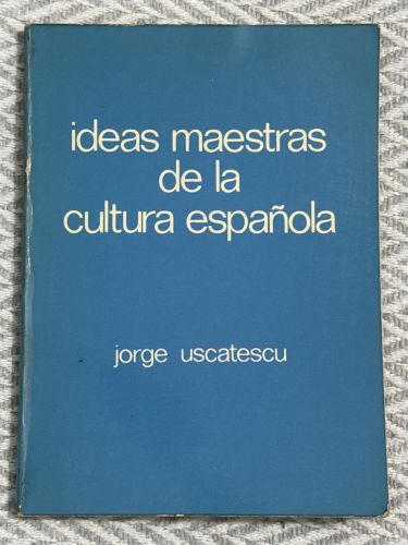 Portada del libro de Ideas maestras de la cultura española