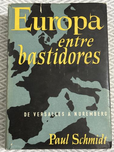 Portada del libro de Europa entre bastidores. De Versalles a Nuremberg