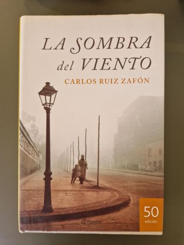 Portada del libro de La Sombra del Viento
